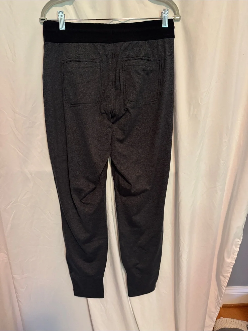 Women’s Charcoal Athleta Jogger Pants - Drawstring Waist